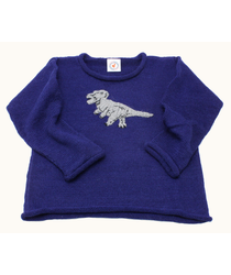Dinosaur Blue Sweater
