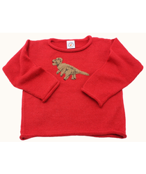 Dinosaur Red Sweater