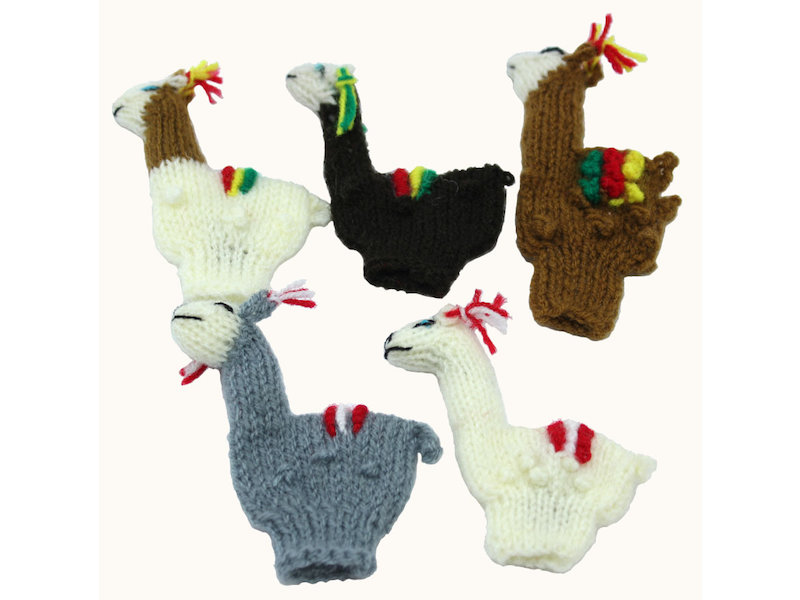 10 Alpaca Finger Puppets - County Alpacas