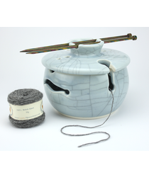 Kuan Porcelain Large Yarn Bowl with lid